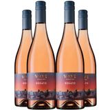 Vinho Rose Wave Rosato 750ml Kit 4 Garrafas