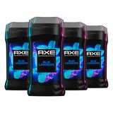 Desodorante Em Bastão Axe Fine Fragrance Blue Lavender, 90 Ml, Pacote Com 4