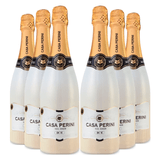 Kit 6 X Espumantes Casa Perini Ice Branco 750ml