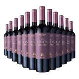 Vinho La Linda Malbec Tinto 750 Ml Caixa Com 12 Unidades