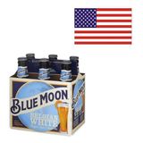 Kit 6 Cerveja Blue Moon Belgian White Ale 355ml - Usa