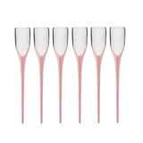 Kit 6 Taças Beach 210ml Rosa Bebê Boccatti Espumante Praia