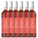 Kit 6 Vinhos São Gonçalo Rosé D.O.C Vinho Verde