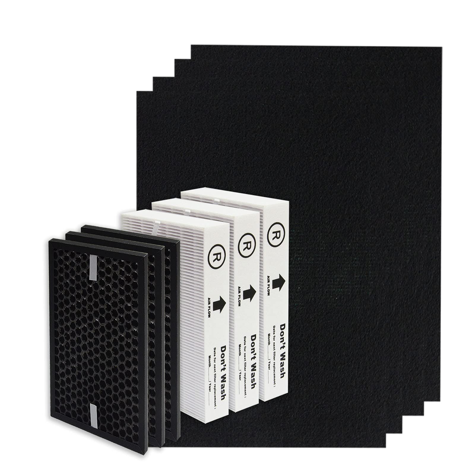 Kit De Filtro Hepa True Hepa De Substituição Pureburg Honeywell Insight