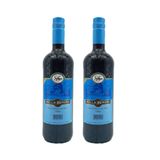 Vinho Tinto De Mesa Suave Bella Aurora 750ml - 2 Unidades