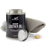 Óleo De Couro Eagle 250 Ml Com Aplicador E Toalha Premium