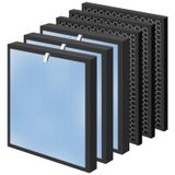 Filtro Purificador De Ar Pulluty Hsp001 True Hepa Com Pacote De 3 De Carbono