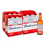 Cerveja Budweiser Long Neck 330ml - 12 Unidades