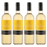 Vinho Branco Brasileiro Tradição Suave 4 Garrafas 750ml