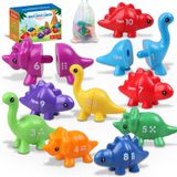 Brinquedos De Dinossauro Para Crianças Montessori Anzimo De 1 A 4 Anos Com Bolsa