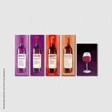 Vinho Harmonização Com 15mm De Com Borda Infinita 6mm