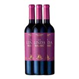 Vinho La Linda Malbec 750 Ml Kit Com 03 Unidades - Argentino