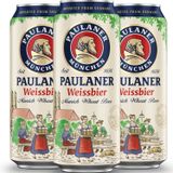 Cerveja Alemã Paulaner Weissbier Lata 500ml (3 Latas)