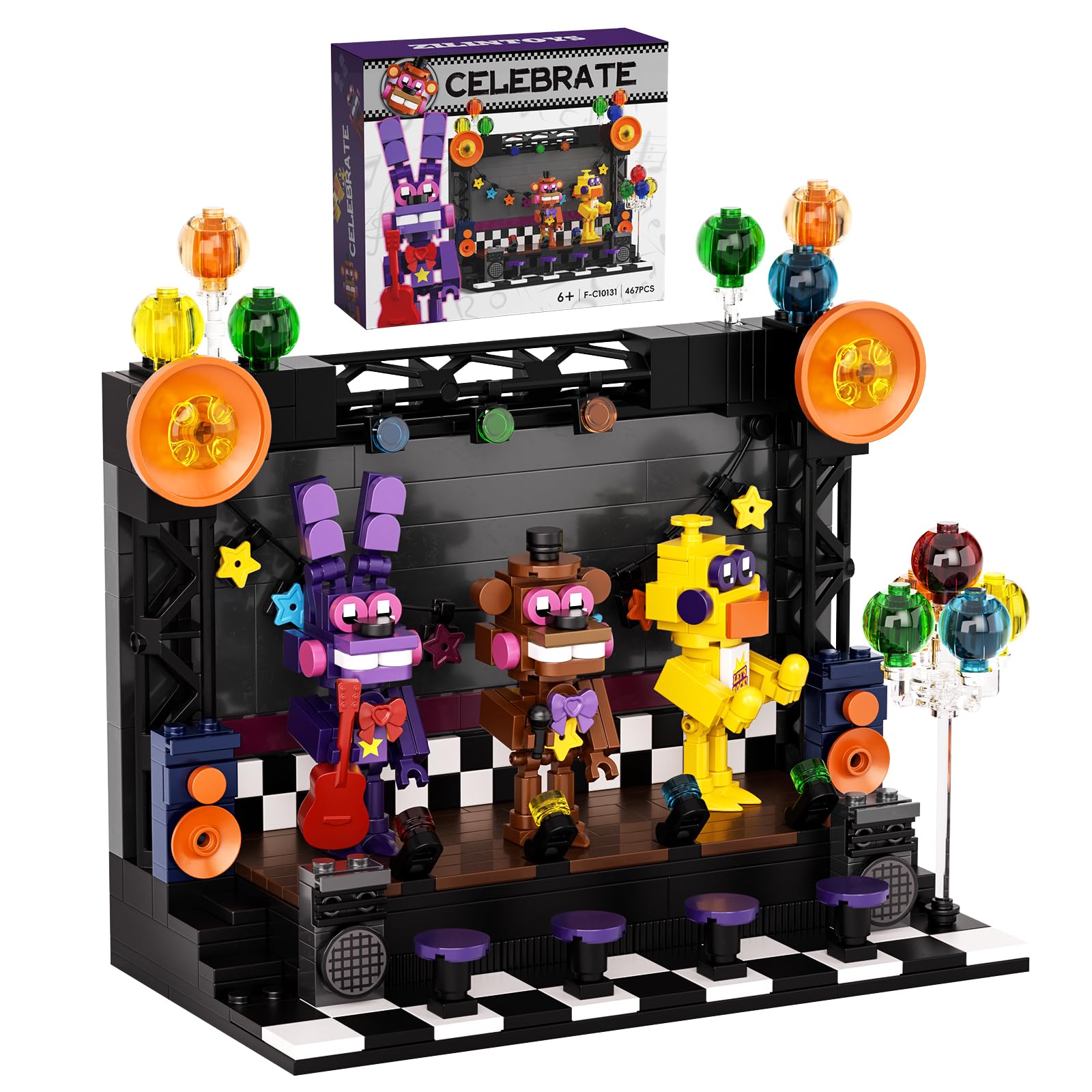 Building Block Toy Vlotvfp Five Nights Security Breach - Carrefour