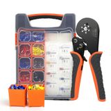 Kit De Ferramentas De Crimpagem De Ponteiras Amliber Awg30-5 Com Ponteiras De 2200 Fios