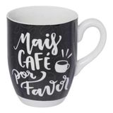 Caneca De Porcelana Mais Café 350 Ml Canc116 - Hauskraft