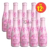 Espumante Monte Paschoal Moscatel Rosé 187ml Kit 12 Unidades