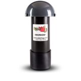 Filtro De Tubo Vent Stack Odorhog Black Abs Com Tampa De Cogumelo