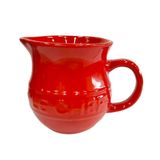 Leiteira De Ceramica Le Chefe 290ml Vermelha- Hauskraft