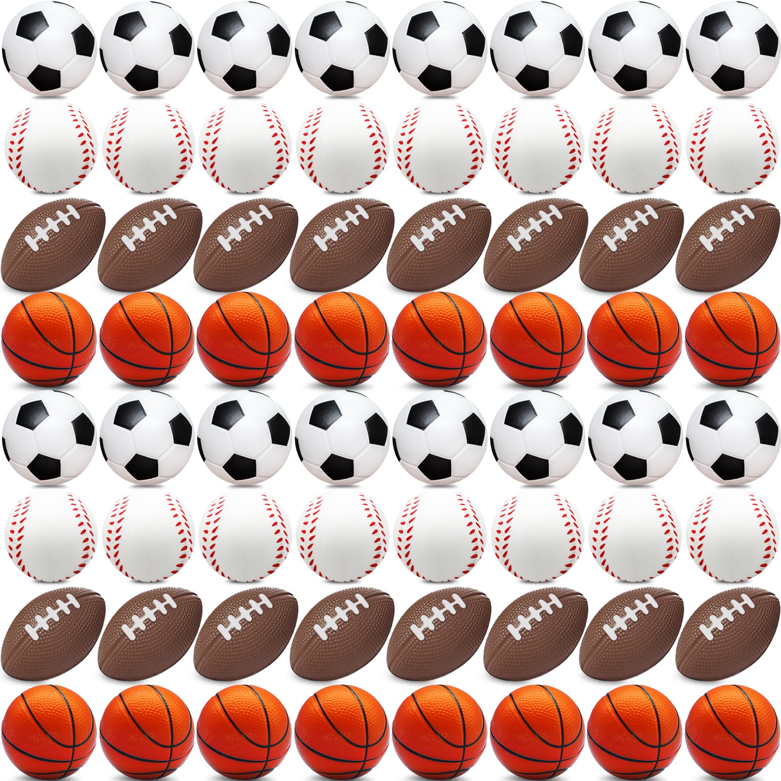 Stress Balls Oleitodh Sports 60 Peças Para Crianças Com 4 Estilos