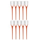 Kit 10 Taças Beach 210ml Laranja Boccatti Espumante Na Areia