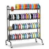 Rack De Armazenamento De Filamentos Para Impressora 3d Ahowpd De 4 Camadas Com Rodas