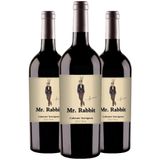 Vinho Tinto Mr. Rabbit Cabernet Sauvignon 750ml (3 Unidades)