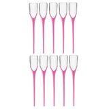 Kit 10 Taças Beach 210ml Rosa Pink Boccatti Espumante Praia