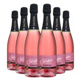 Kit 06 Espumantes Salton Séries Moscato Rose 750ml