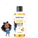Óleo De Cabelo Infantil Boogie And Bean Para Tipos De Cabelo Encaracolados 4c