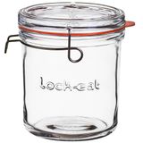 Pote Com Tampa Removível Luigi Bormioli Lock Eat Em Vidro - 750 Ml
