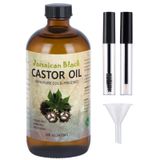Óleo De Rícino Vrjeugo Jamaican Black 473ml Prensado A Frio Não Refinado