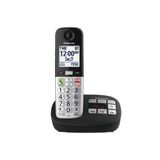 Telefone Sem Fio Panasonic Kx-tgu430b Com Tela E Botões Grandes