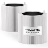 Filtro De Reposição Leemone, Pacote Com 2 Unidades, 411i Max E 411a Max Blueair