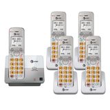 Telefone Residencial Sem Fio At&amp;t Dect 6.0 Display Lcd De 5 Aparelhos