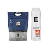 Po Descolorante Yama 750 Platinado + Agua Ox Yama 900ml 40vl