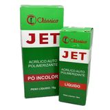 Acrílico Kit Auto Pó 78g Incolor + Líquido 30ml Jet Classico