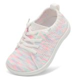 Sapatos Infantis Leisfit Barefoot Zero Drop White Tamanho 8