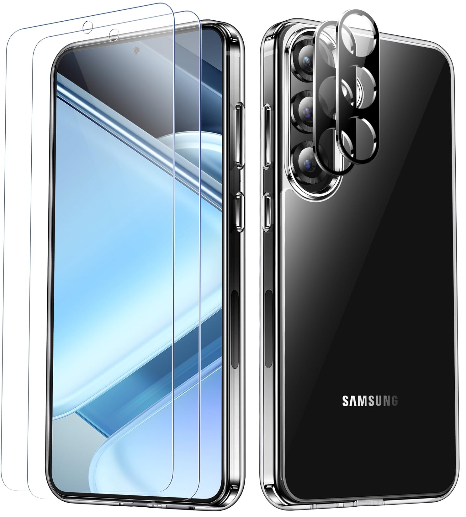 Capa De Telefone Red2fire Para Samsung Galaxy S25 Plus Clear