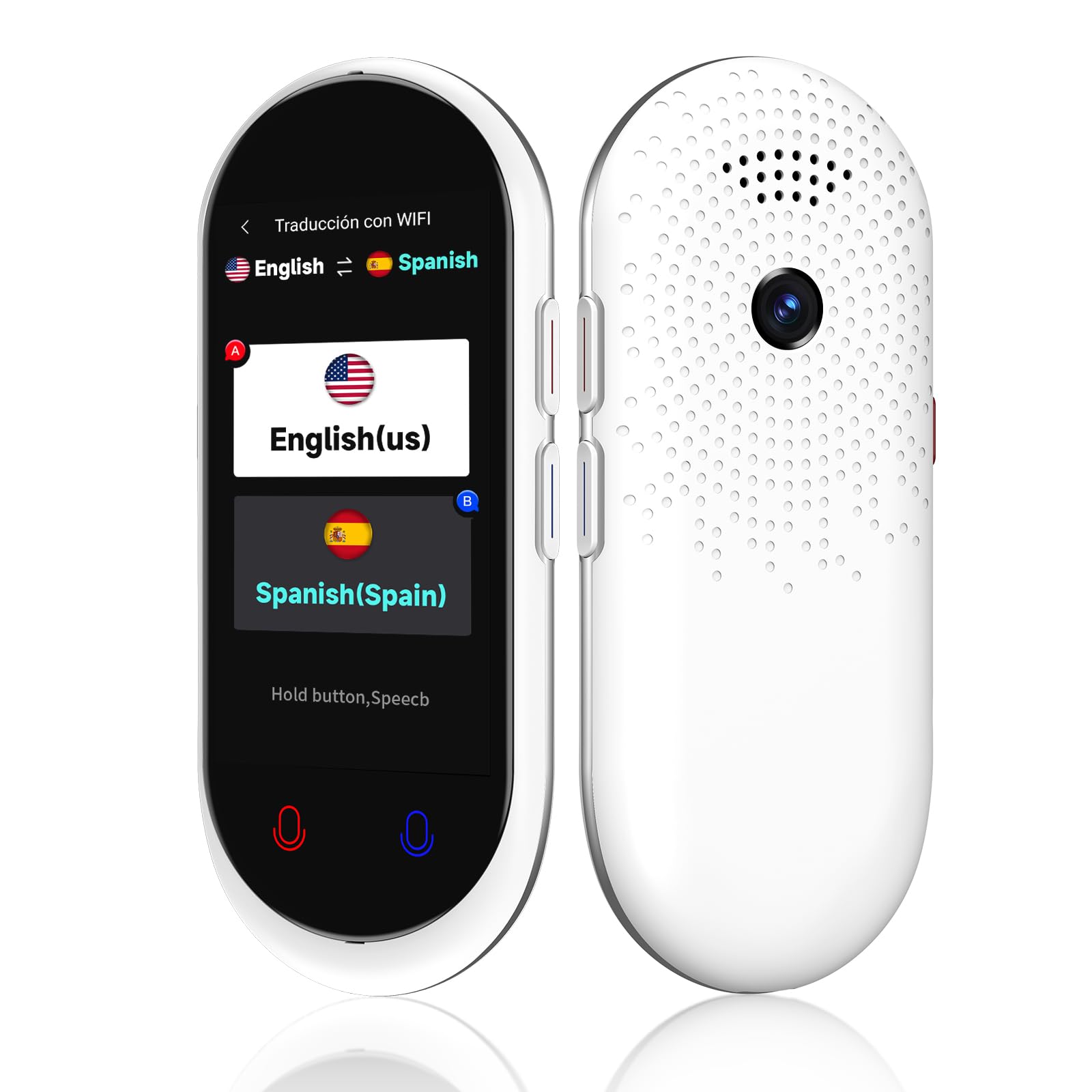 Tradutor De Idiomas Hasled Z8 Portable 137 Idiomas Branco