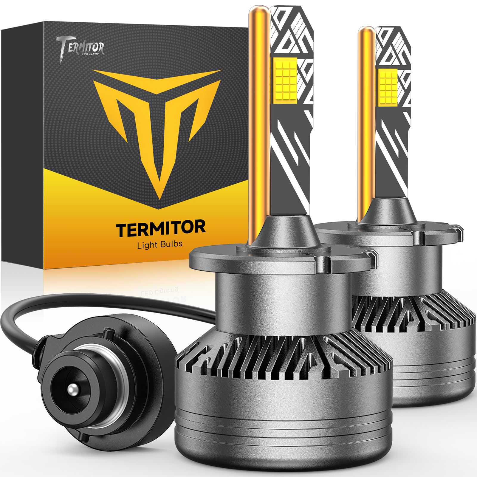 Lâmpadas Led Termitor D2s 33000 Lúmens 6500k Brancas (pacote Com 2)