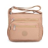 Bolsa De Ombro Pealwel Feminina Espaçosa Impermeável De Nylon Marrom