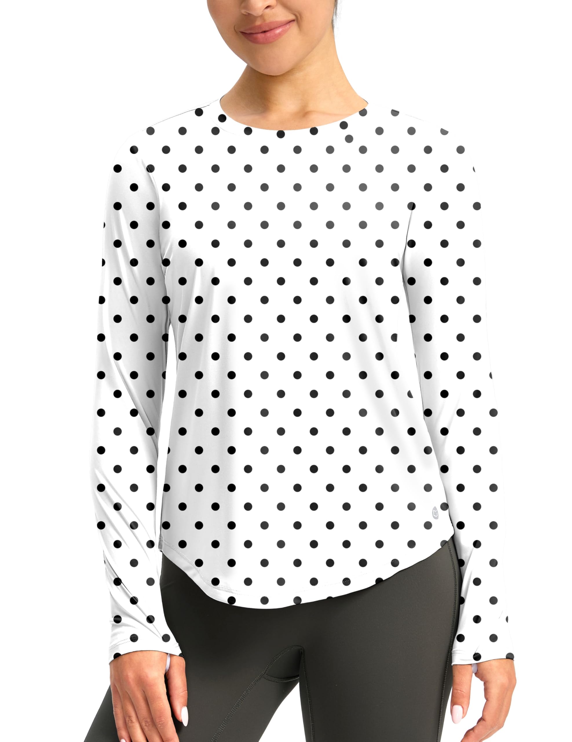 Sun Shirt G Gradual Upf 50+ De Manga Comprida Para Mulheres - Preta