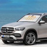 Pára-brisa Sun Shade Slogento Para Mercedes-benz Gle-class 2012-2019