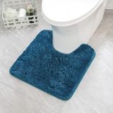 Tapete De Banho Miulee Microfiber Em Forma De U Contour Shaggy Rug 50x50cm
