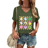 Camisa Feminina Ithalt St Patricks Day Lucky Irish Shamrock Verde
