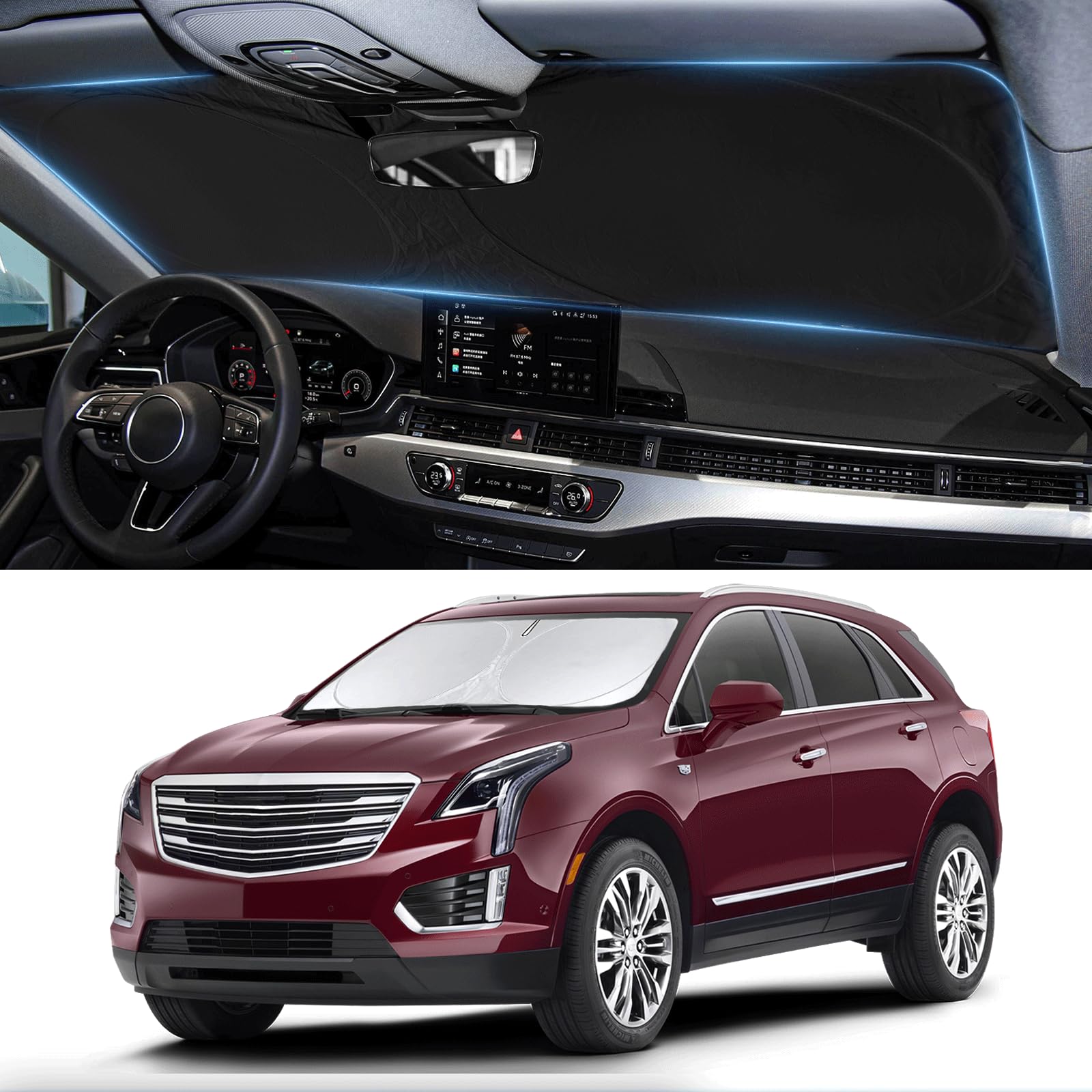 Pára-brisa Insauto Custom Fit Cadillac Xt5 2017-2025