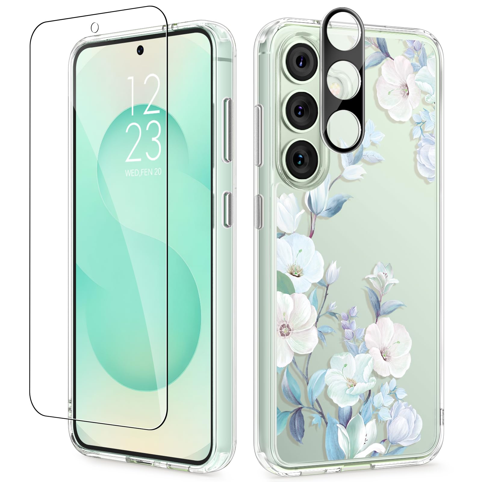 Capa De Telefone Gviewin Para Samsung Galaxy S25 Plus Com Protetor