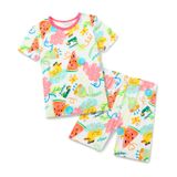 Pijamas Babee Reshinee Bamboo Viscose Para Meninas 4-5t Rosa