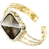 Pulseira Surace Metal Para Apple Watch Series 10 46 Mm Para Mulheres